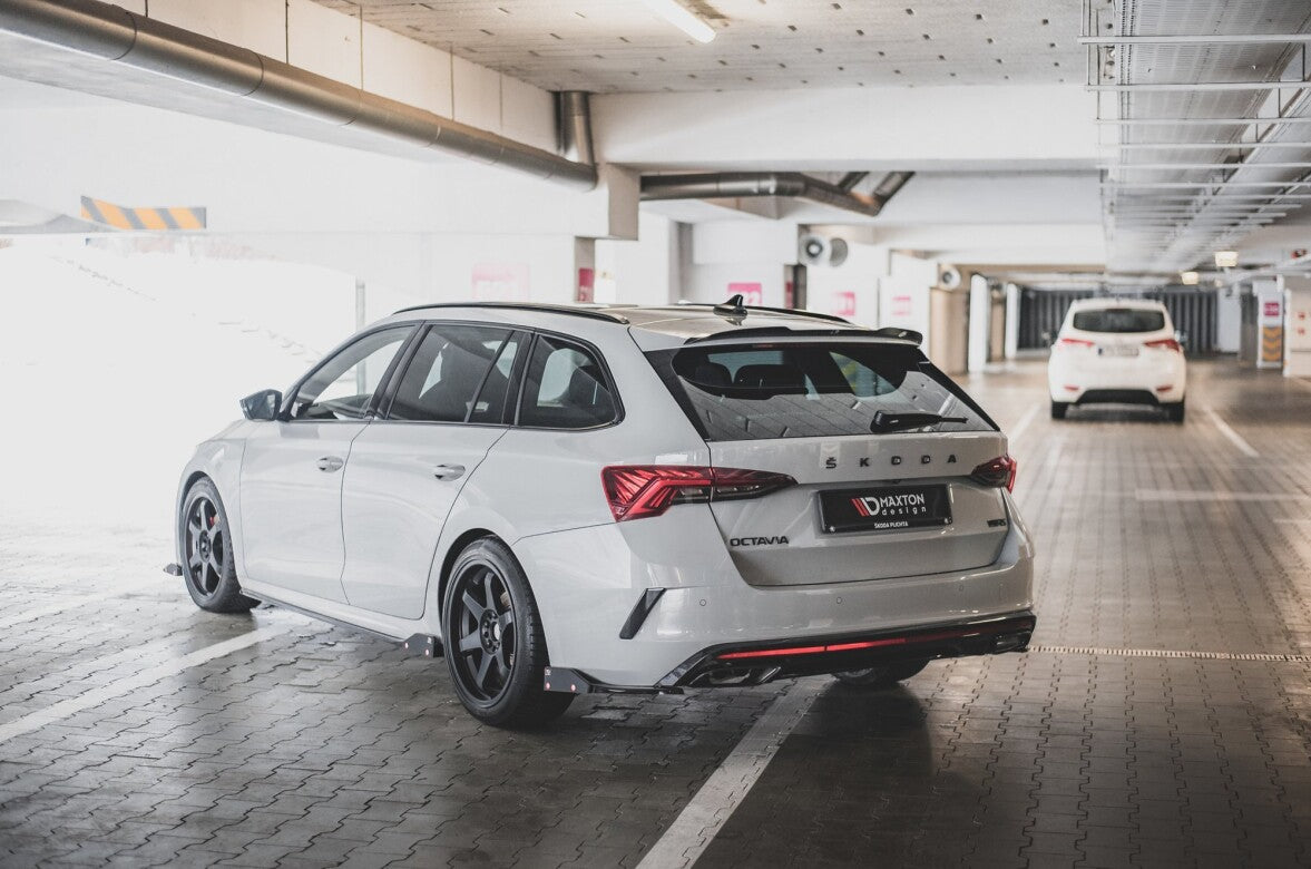 Diffusor Flaps V.2 passend für Skoda Octavia RS Combi / Liftback Mk4 / Mk4 FL