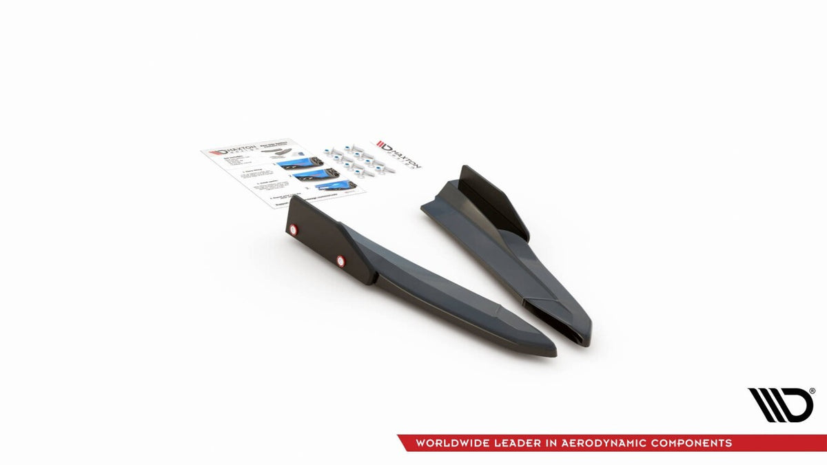 Diffusor Flaps V.2 passend für Skoda Octavia RS Combi / Liftback Mk4 / Mk4 FL