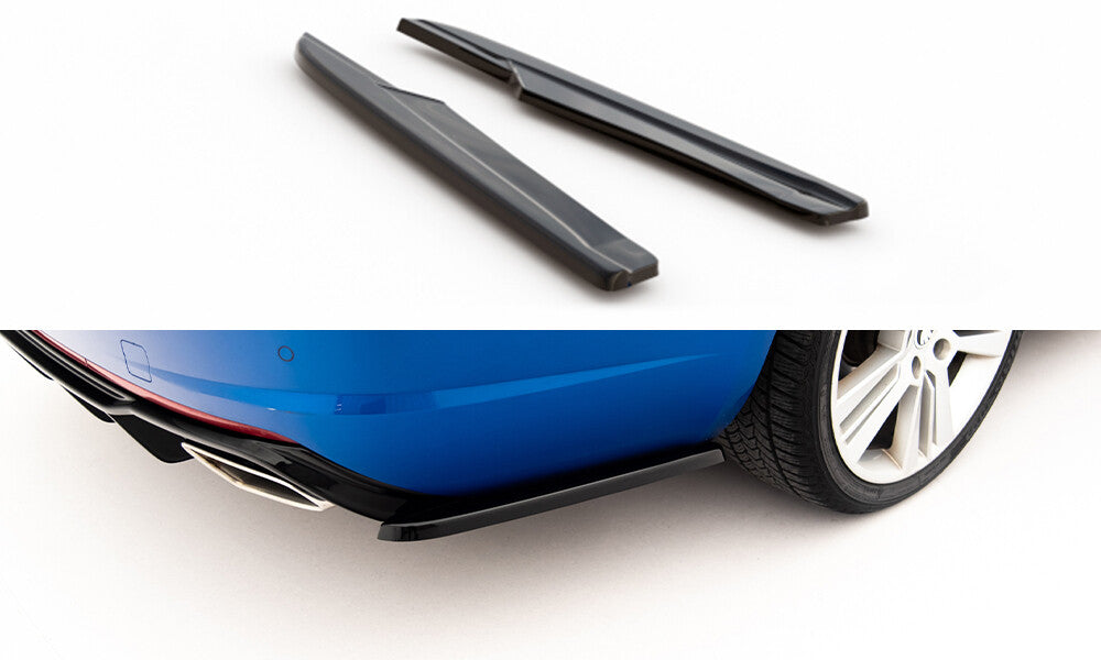 Diffusor Flaps V.2 passend für Skoda Octavia RS Mk3/Mk3 FL Hatchback/Kombi schwarz Hochglanz