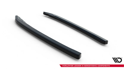 Diffusor Flaps V.2 passend für Skoda Superb Liftback / Combi Mk3 schwarz Hochglanz