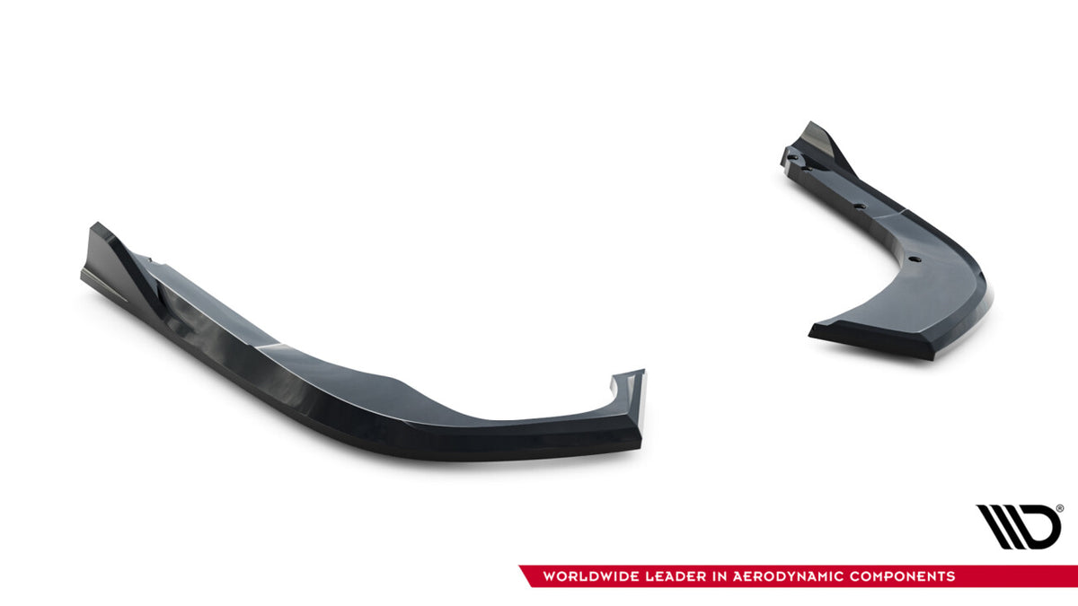 Diffusor Flaps V.2 passend für Skoda Superb Mk4 schwarz Hochglanz