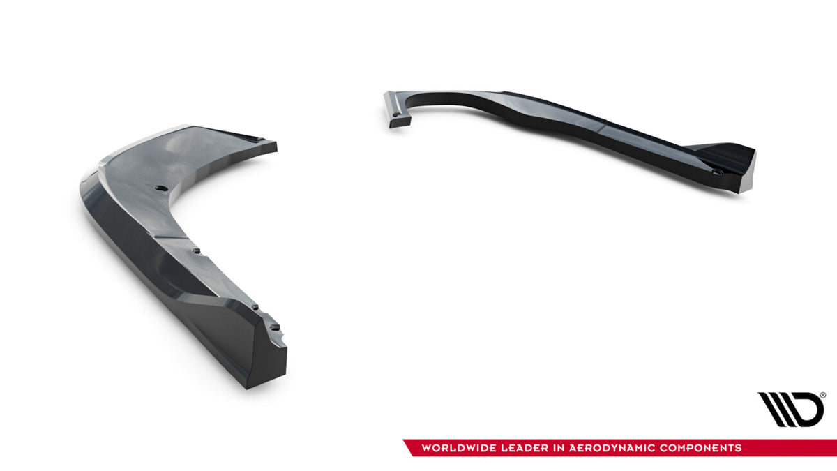 Diffusor Flaps V.2 passend für Skoda Superb Mk4 schwarz Hochglanz