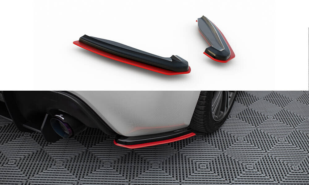 Diffusor Flaps V.2 passend für Subaru BRZ Mk1 / Mk1 FL schwarz Hochglanz
