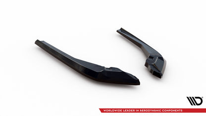 Diffusor Flaps V.2 passend für Subaru WRX STI Mk1 schwarz Hochglanz