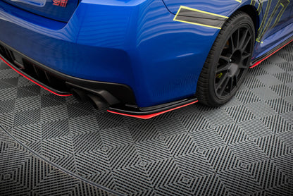 Diffusor Flaps V.2 passend für Subaru WRX STI schwarz Hochglanz