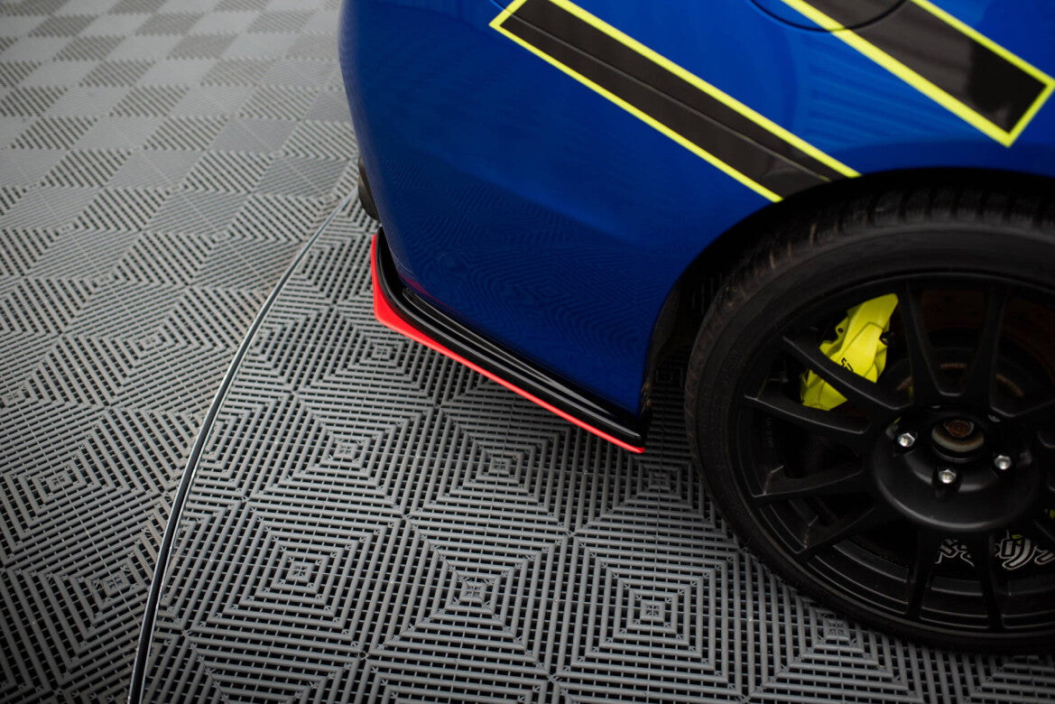 Diffusor Flaps V.2 passend für Subaru WRX STI schwarz Hochglanz