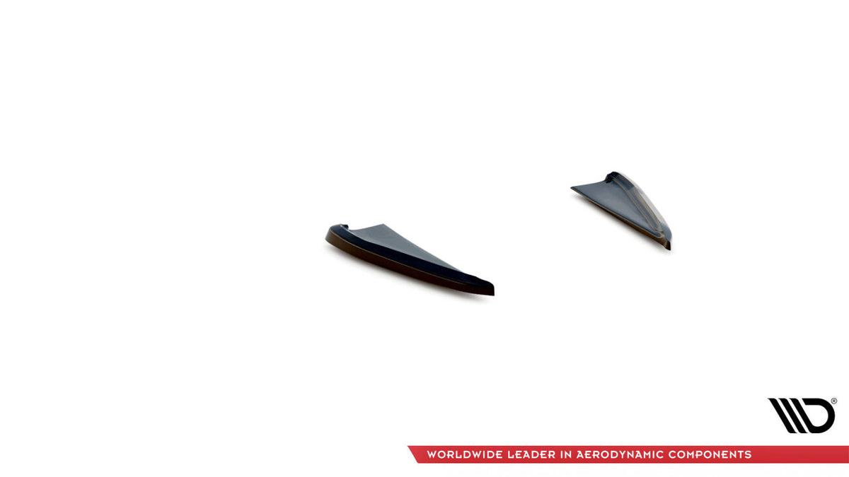 Diffusor Flaps V.2 passend für Tesla Model 3 schwarz Hochglanz