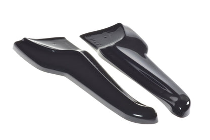 Diffusor Flaps V.2 passend für Tesla MODEL X schwarz Hochglanz