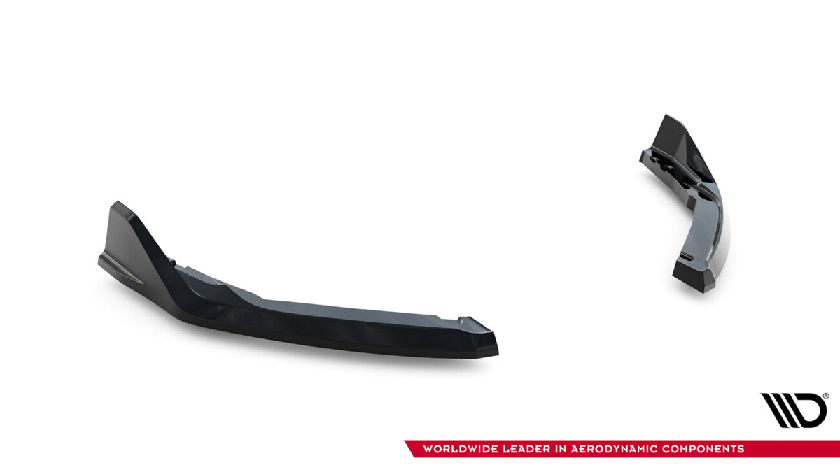 Diffusor Flaps V.2 passend für Toyota GR Corolla Mk12 schwarz Hochglanz