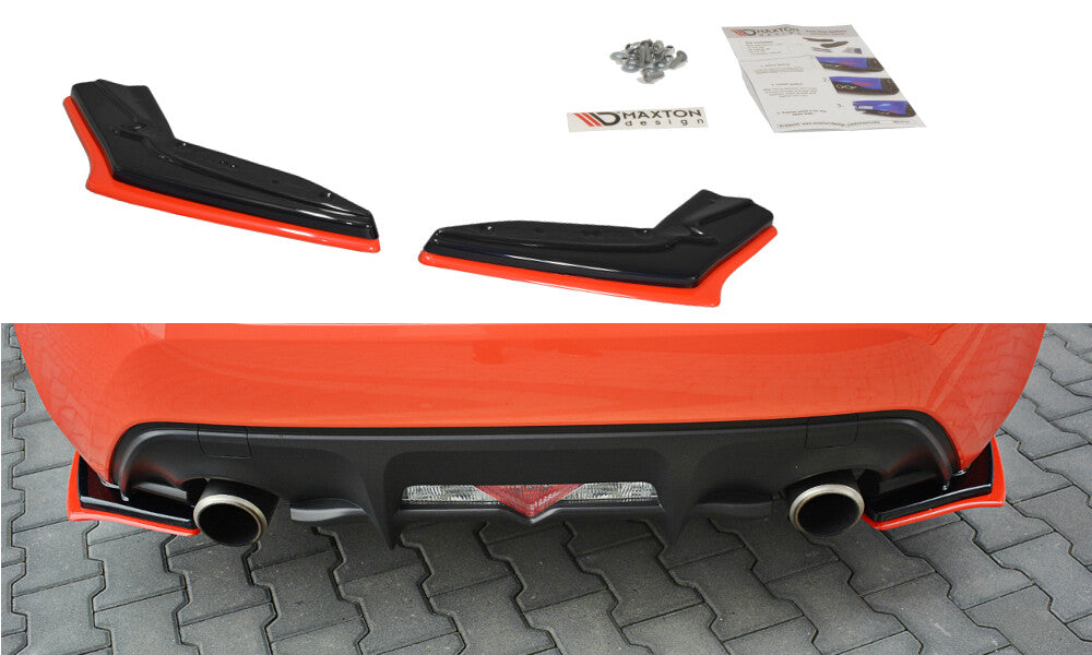 Diffusor Flaps V.2 passend für Toyota GT86 FL schwarz Hochglanz