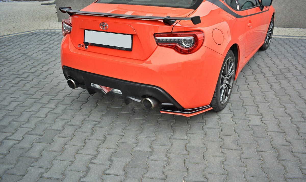 Diffusor Flaps V.2 passend für Toyota GT86 FL schwarz Hochglanz