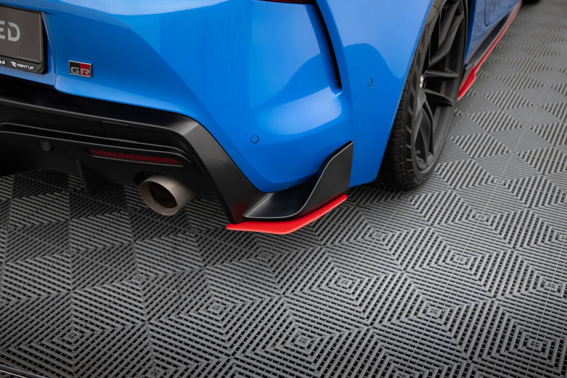 Diffusor Flaps V.2 passend für Toyota Supra Mk5 rot Hochglanz