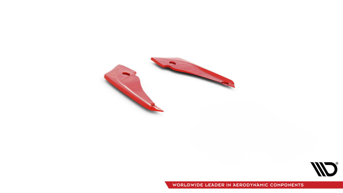 Diffusor Flaps V.2 passend für Toyota Supra Mk5 rot Hochglanz