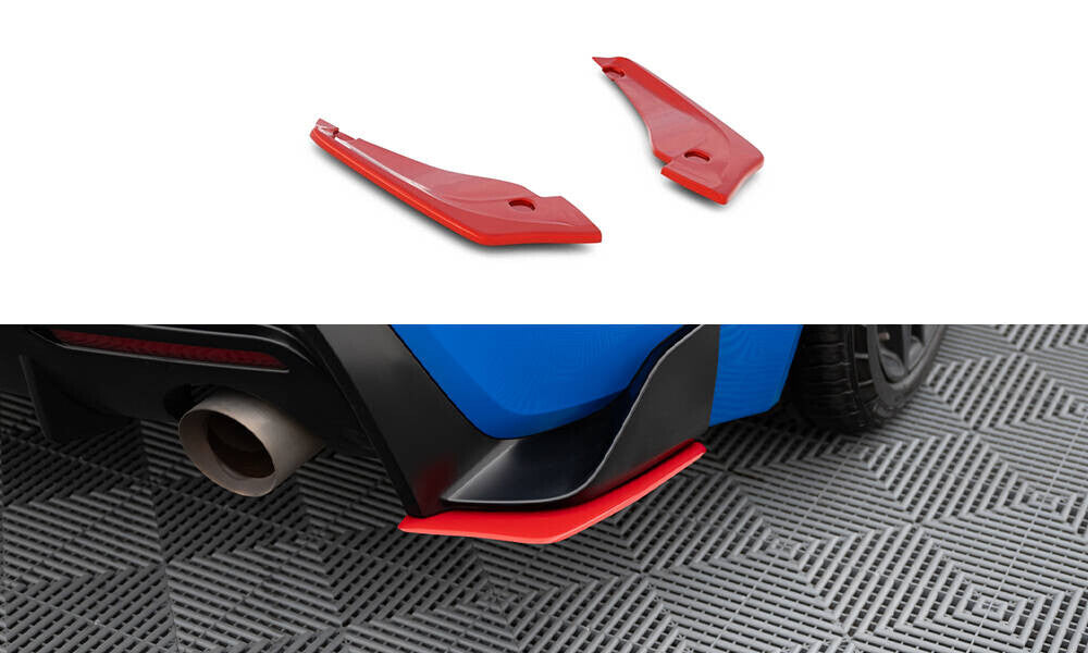 Diffusor Flaps V.2 passend für Toyota Supra Mk5 schwarz Hochglanz
