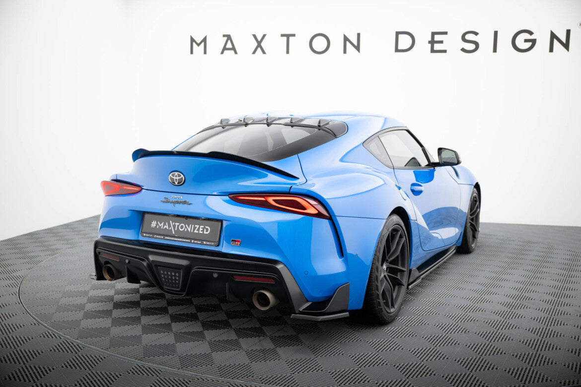 Diffusor Flaps V.2 passend für Toyota Supra Mk5 schwarz Hochglanz