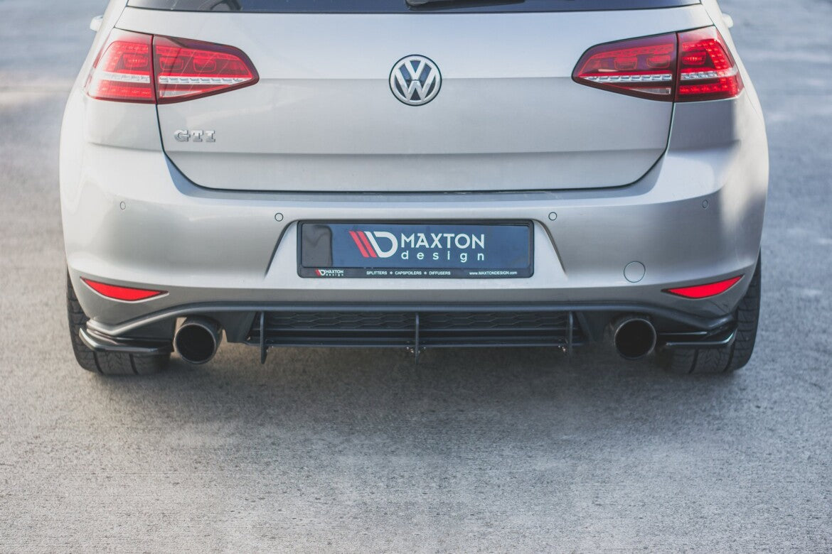 Diffusor Flaps V.2 passend für VW Golf 7 GTI schwarz Hochglanz