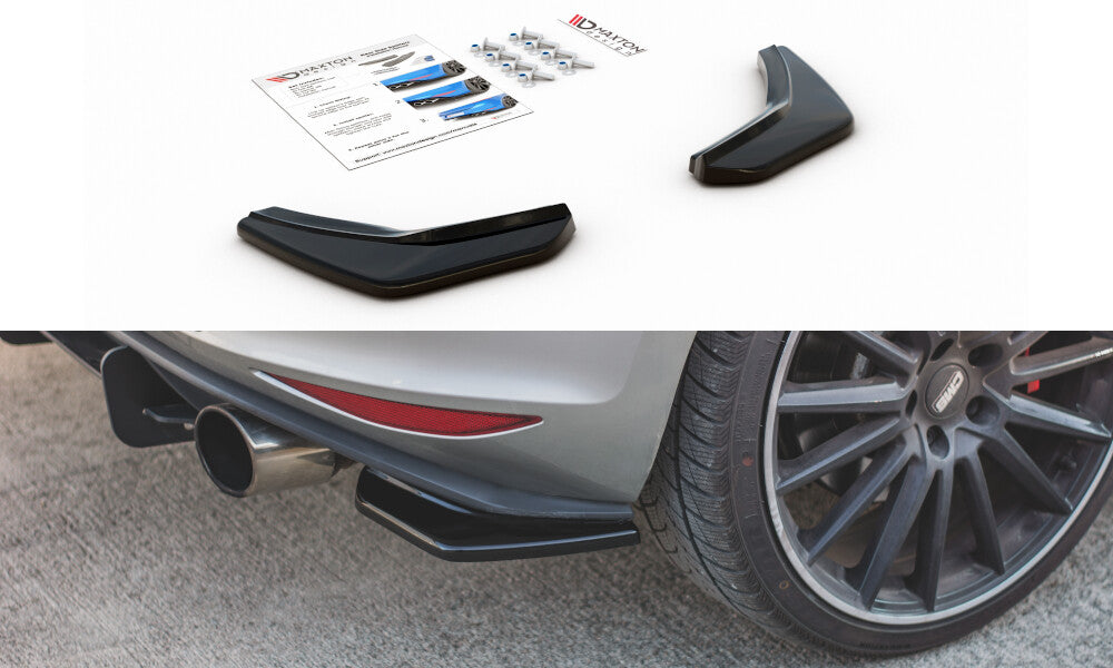 Diffusor Flaps V.2 passend für VW Golf 7 GTI schwarz Hochglanz