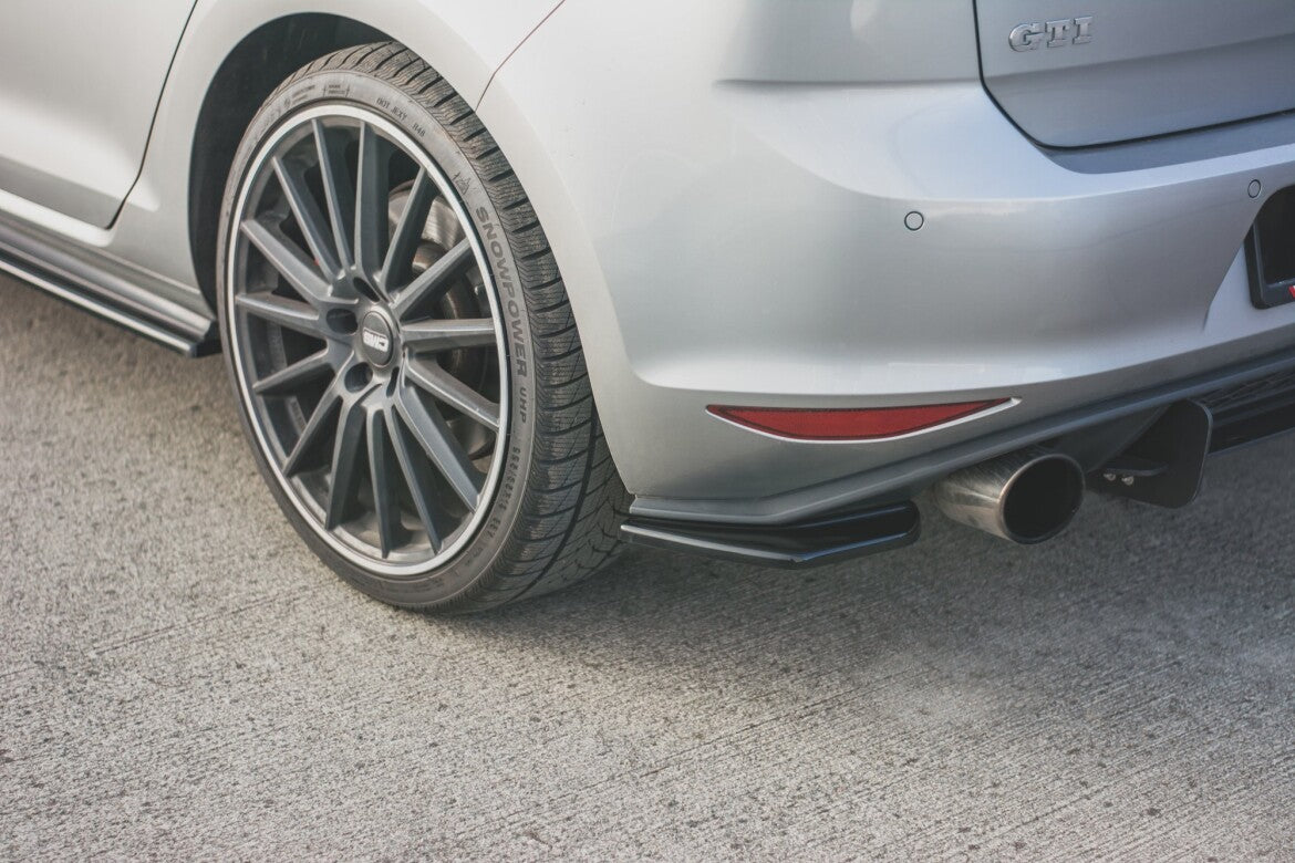 Diffusor Flaps V.2 passend für VW Golf 7 GTI schwarz Hochglanz