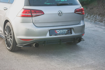 Diffusor Flaps V.2 passend für VW Golf 7 GTI schwarz Hochglanz