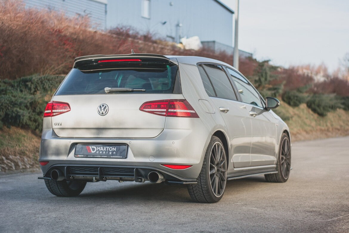 Diffusor Flaps V.2 passend für VW Golf 7 GTI schwarz Hochglanz
