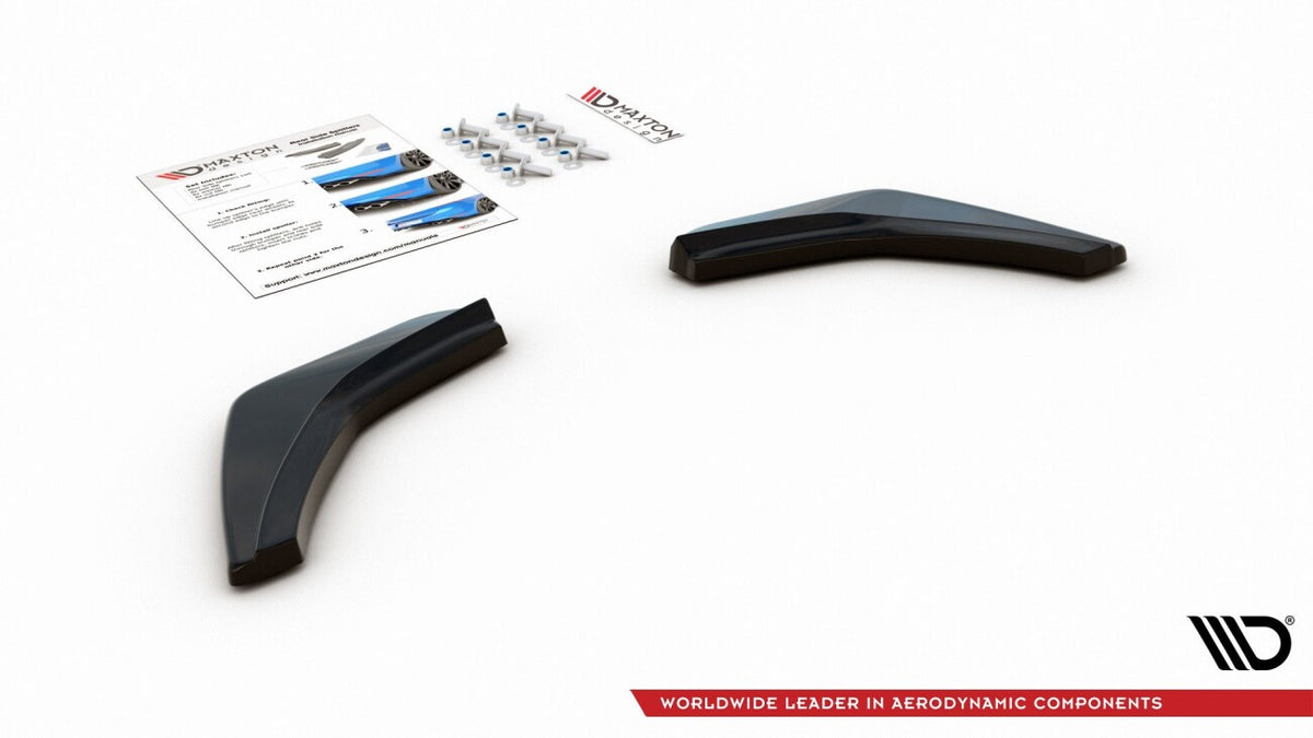 Diffusor Flaps V.2 passend für VW Golf 7 GTI schwarz Hochglanz