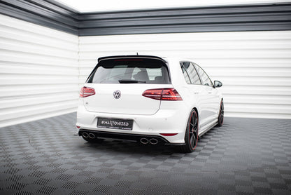 Diffusor Flaps V.2 passend für VW Golf 7 R schwarz Hochglanz