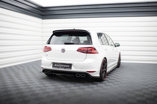 Diffusor Flaps V.2 passend für VW Golf 7 R schwarz Hochglanz