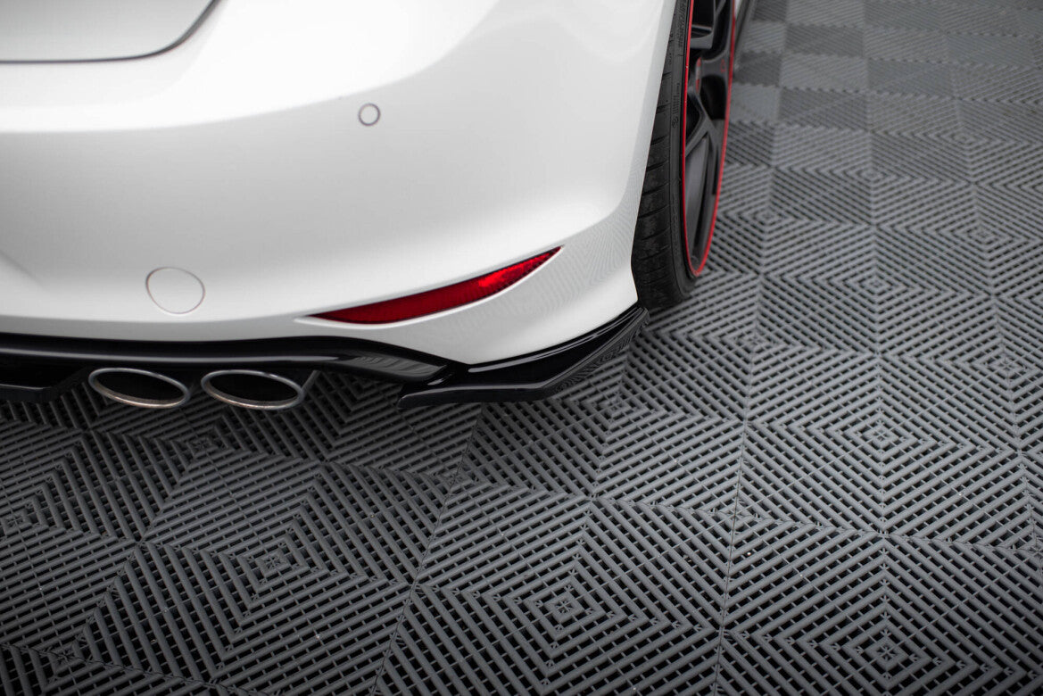 Diffusor Flaps V.2 passend für VW Golf 7 R schwarz Hochglanz