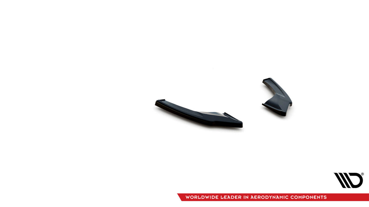 Diffusor Flaps V.2 passend für VW Golf GTI Clubsport Mk8 FL schwarz Hochglanz