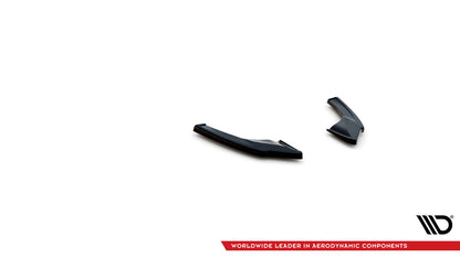 Diffusor Flaps V.2 passend für VW Golf GTI Clubsport Mk8 FL schwarz Hochglanz