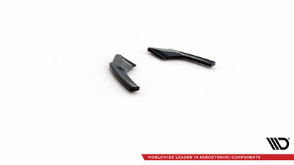 Diffusor Flaps V.2 passend für VW Golf GTI Clubsport Mk8 FL schwarz Hochglanz