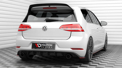 Diffusor Flaps V.2 passend für VW Golf GTI Mk7 FL rot Hochglanz