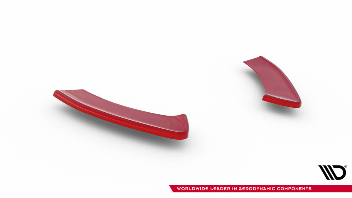 Diffusor Flaps V.2 passend für VW Golf GTI Mk7 FL rot Hochglanz