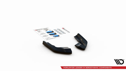 Diffusor Flaps V.2 passend für VW Golf R Hatchback Mk8 FL schwarz Hochglanz