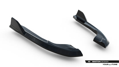 Diffusor Flaps V.2 passend für VW Golf R Variant Mk8 / Mk8 FL schwarz Hochglanz