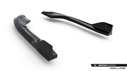 Diffusor Flaps V.2 passend für VW Golf R Variant Mk8 / Mk8 FL schwarz Hochglanz