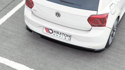 Diffusor Flaps V.2 passend für VW Polo GTI / R-line Mk6 schwarz Hochglanz