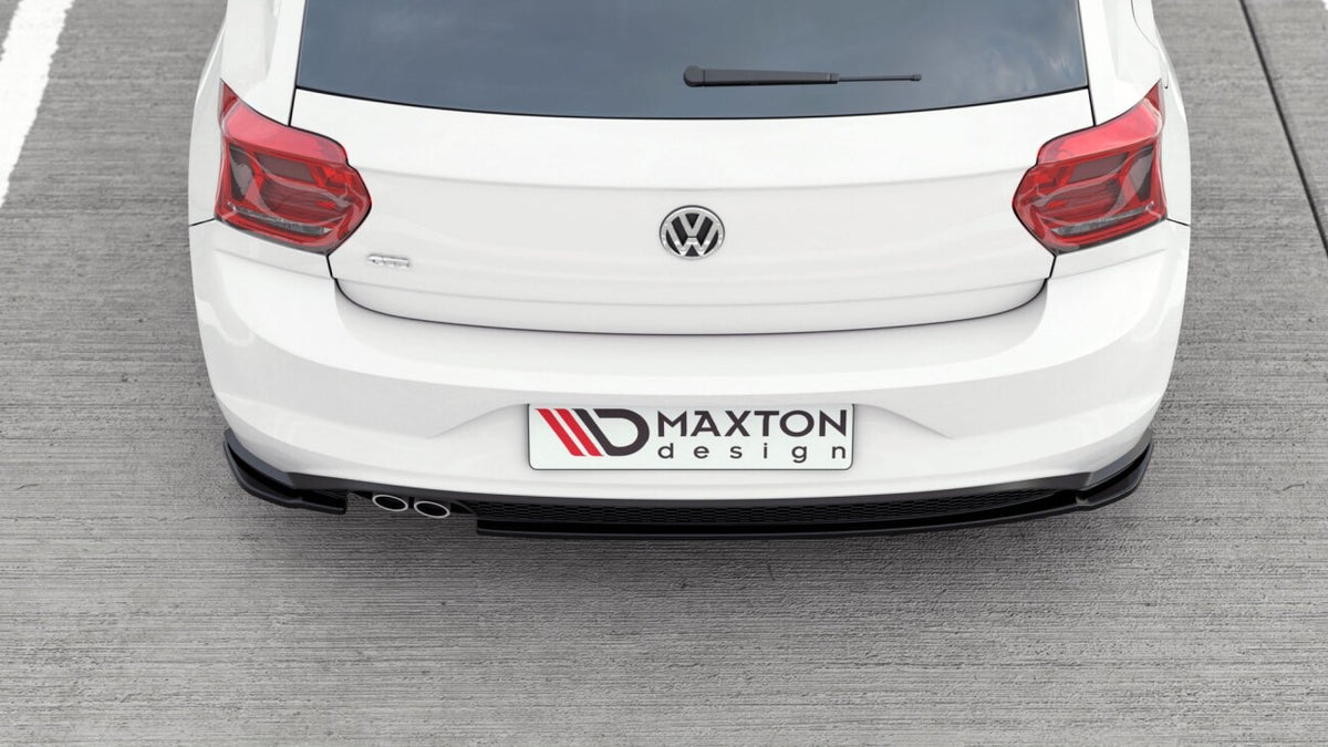 Diffusor Flaps V.2 passend für VW Polo GTI / R-line Mk6 schwarz Hochglanz