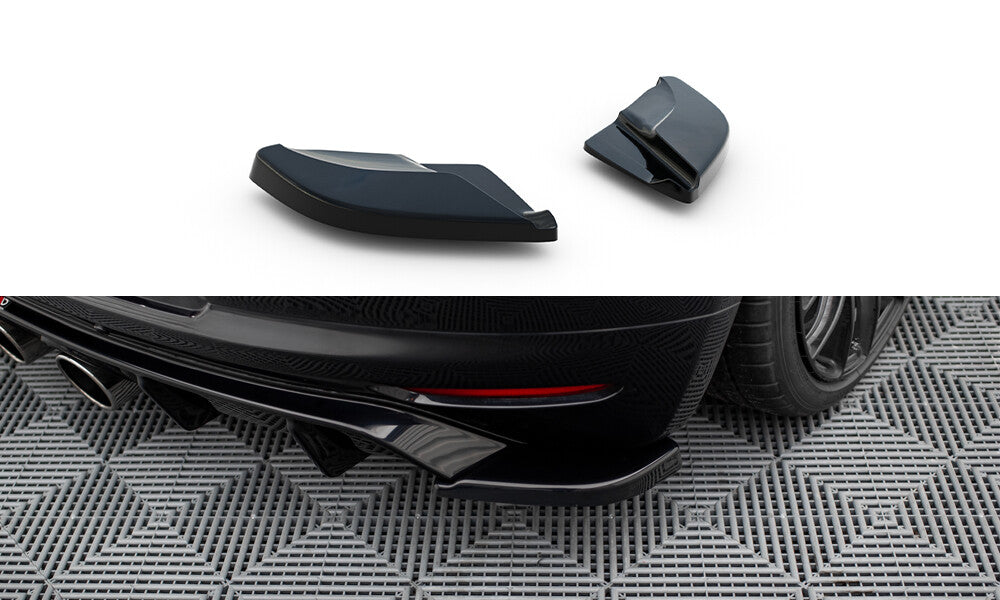Diffusor Flaps V.2 passend für VW Scirocco Mk3 schwarz Hochglanz