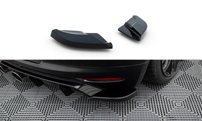 Diffusor Flaps V.2 passend für VW Scirocco Mk3 schwarz Hochglanz