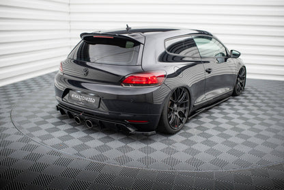 Diffusor Flaps V.2 passend für VW Scirocco Mk3 schwarz Hochglanz
