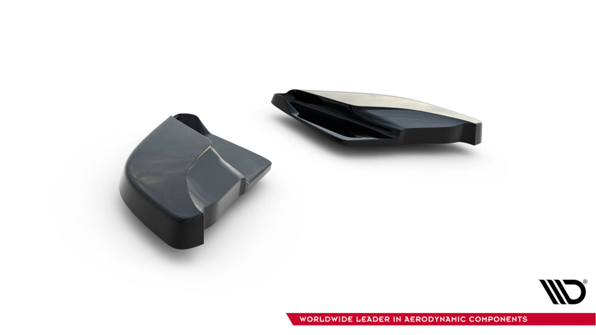 Diffusor Flaps V.2 passend für VW Scirocco Mk3 schwarz Hochglanz