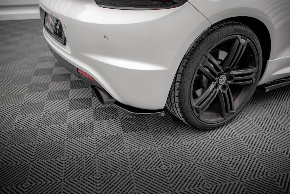 Diffusor Flaps V.2 passend für VW Scirocco R Mk3 schwarz Hochglanz
