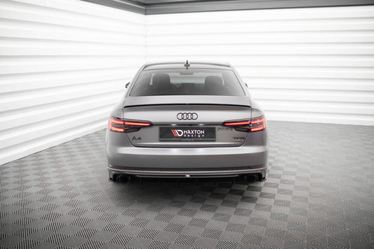 Diffusor Flaps V.3 passend für Audi A4 S-line B9 schwarz Hochglanz