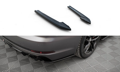 Diffusor Flaps V.3 passend für Audi A4 S-line B9 schwarz Hochglanz