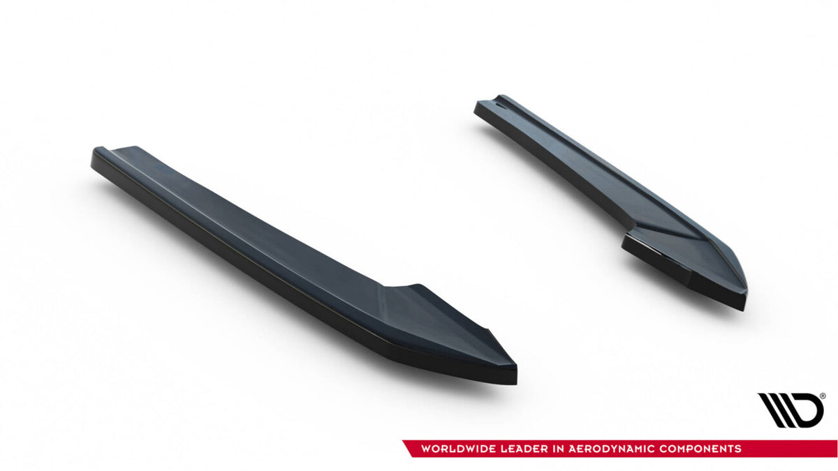 Diffusor Flaps V.3 passend für Audi A4 S-line B9 schwarz Hochglanz