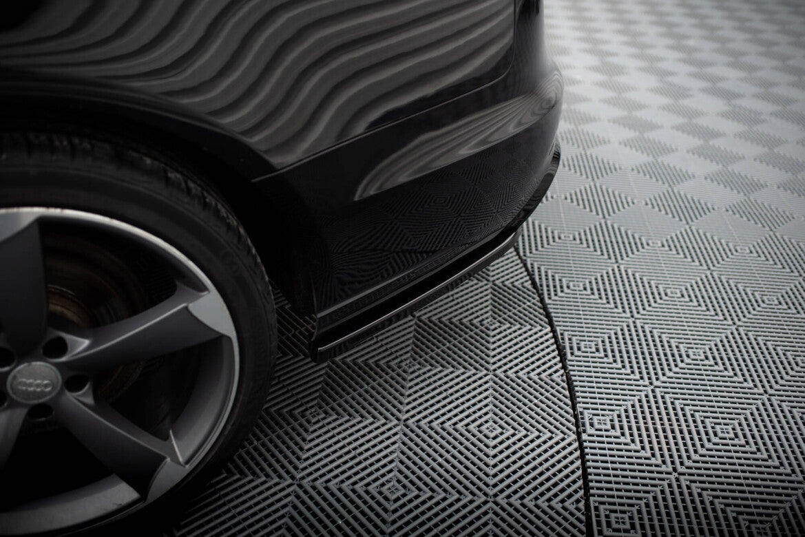 Diffusor Flaps V.3 passend für Audi A6 Avant / Limousine C7 schwarz Hochglanz