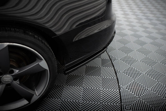 Diffusor Flaps V.3 passend für Audi A6 Avant / Limousine C7 schwarz Hochglanz