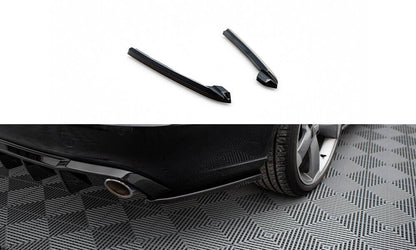 Diffusor Flaps V.3 passend für Audi A6 Avant / Limousine C7 schwarz Hochglanz