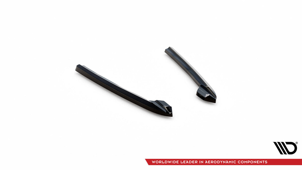 Diffusor Flaps V.3 passend für Audi A6 Avant / Limousine C7 schwarz Hochglanz